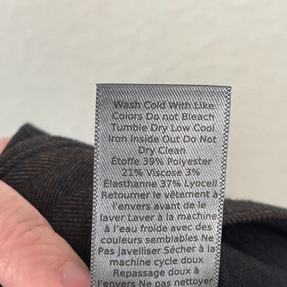 John Varvatos JV 701 Regular Fit Straight Leg Brown Stripe Pants 42 NWT - Picture 10 of 13